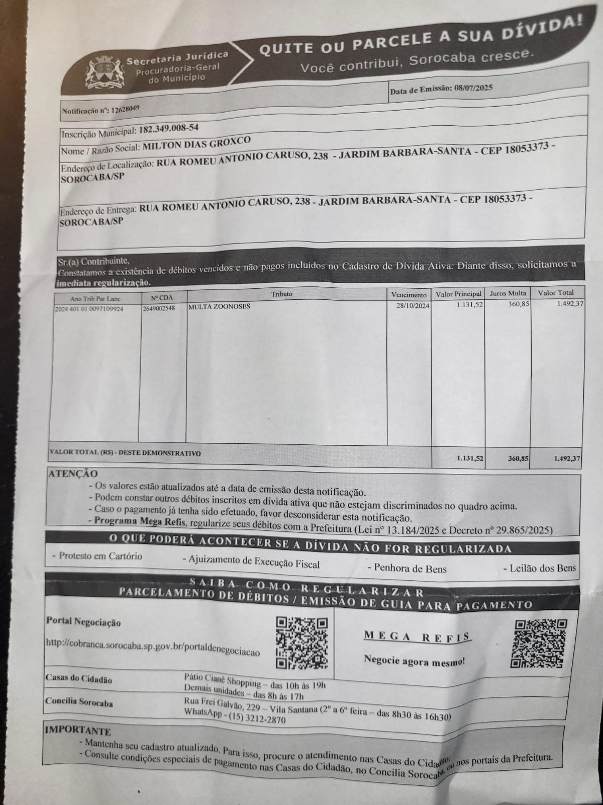 Imagem 1 da denúncia #VS-2026-24710