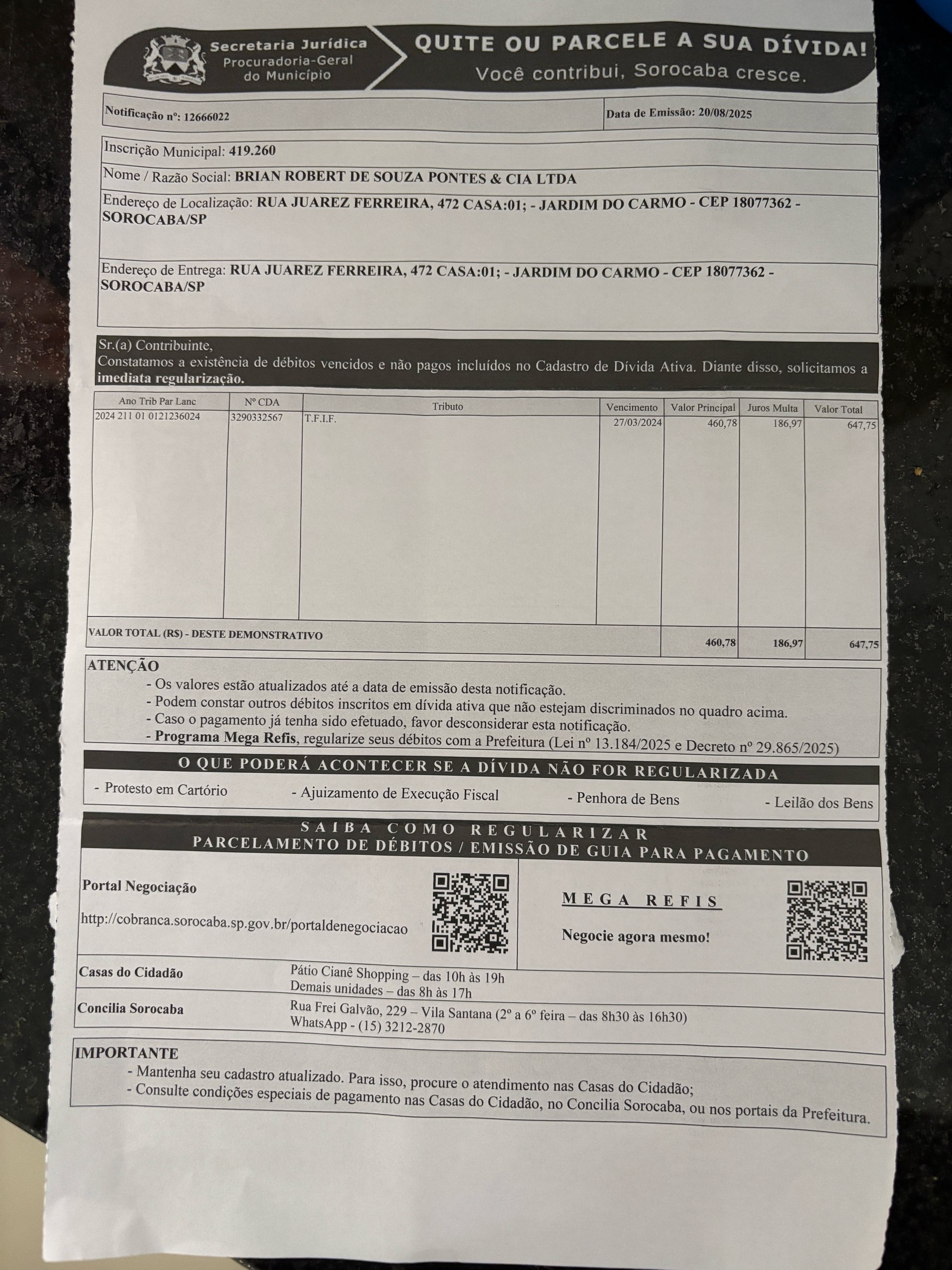Imagem 1 da denúncia #VS-2026-32960