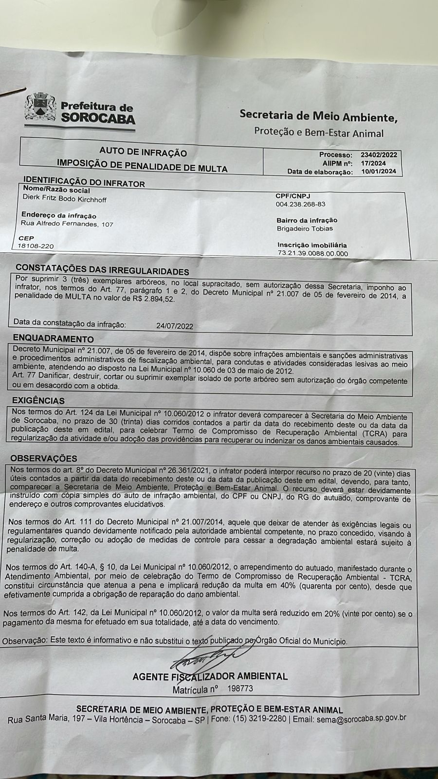 Imagem 2 da denúncia #VS-2026-46446