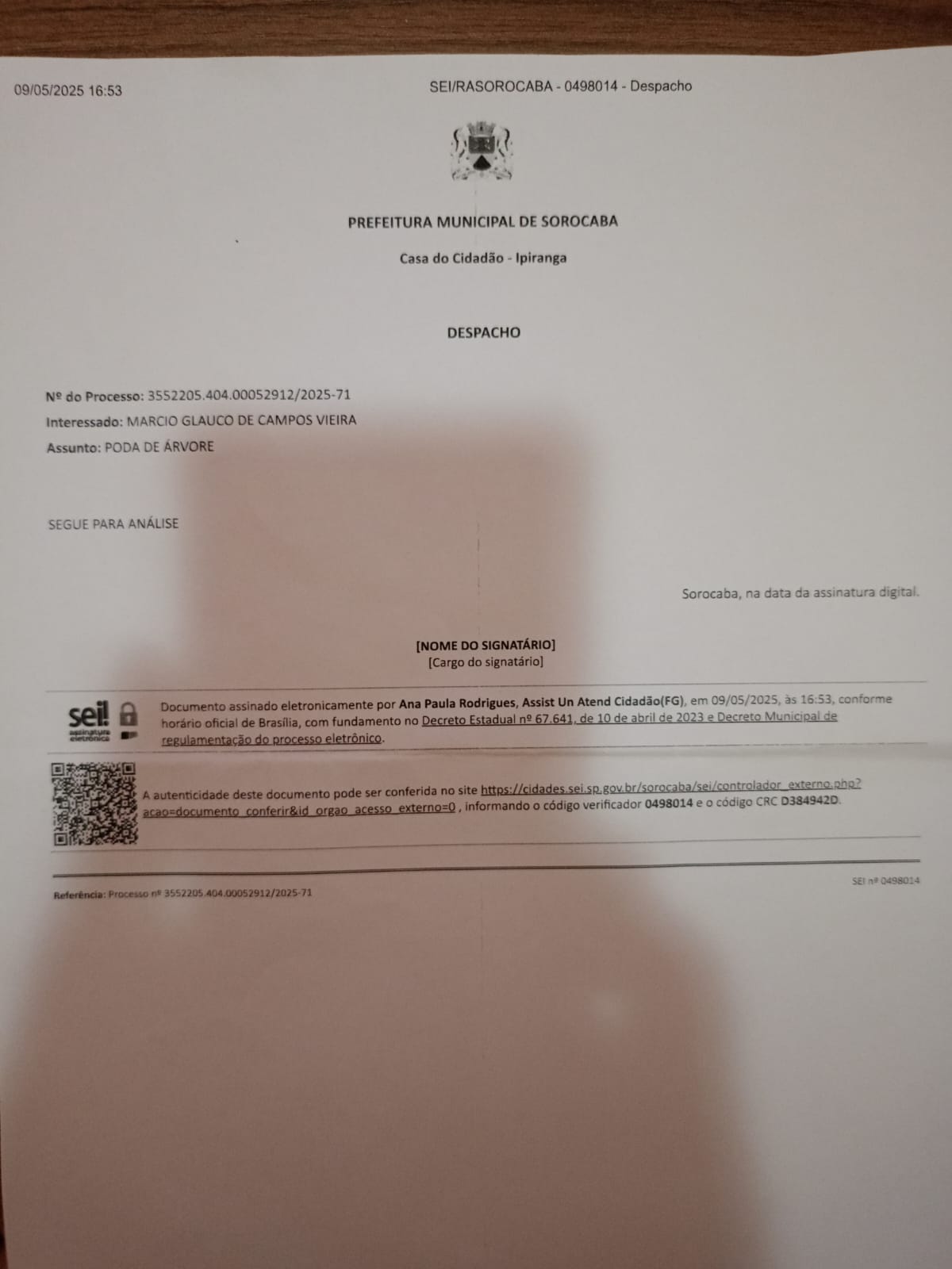 Imagem 1 da denúncia #VS-2026-47789