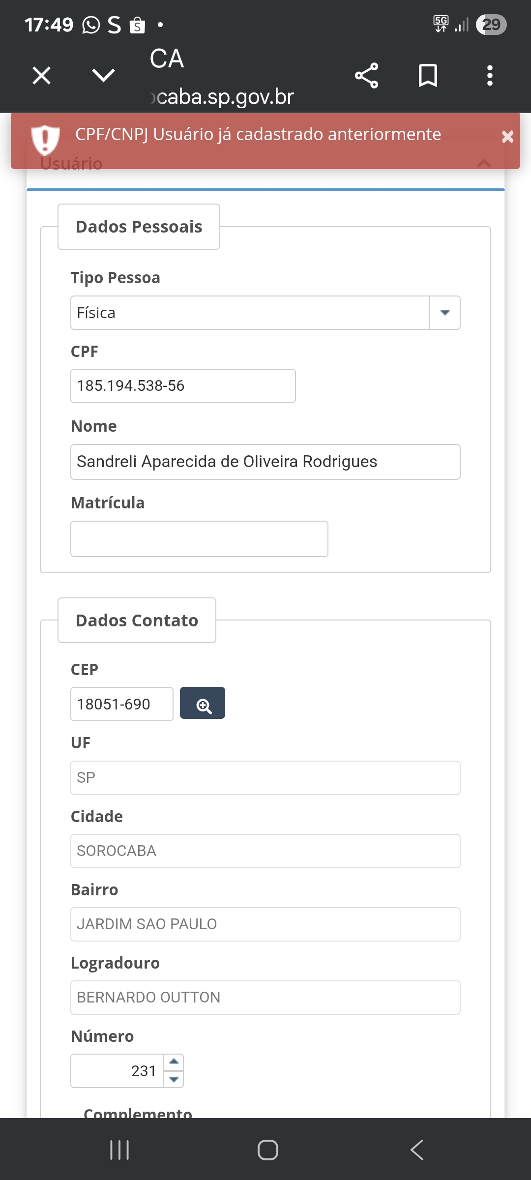 Imagem 1 da denúncia #VS-2026-54293