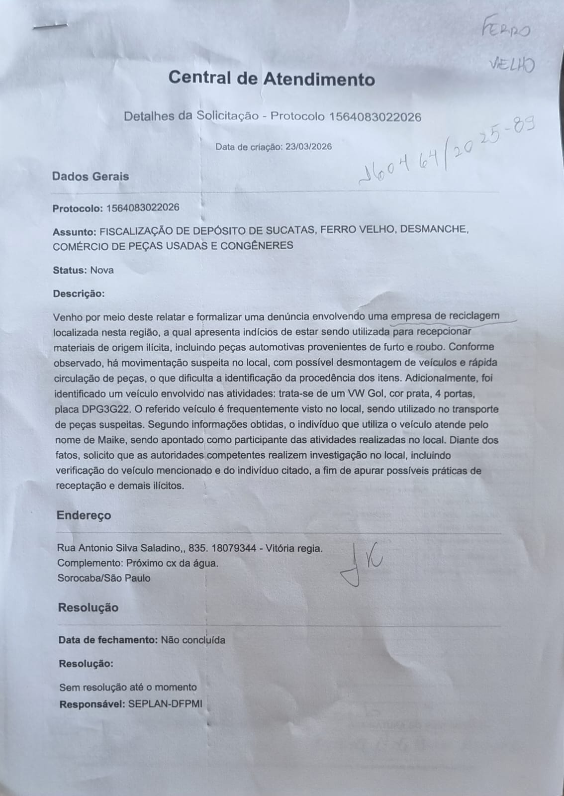 Imagem 1 da denúncia #VS-2026-59473