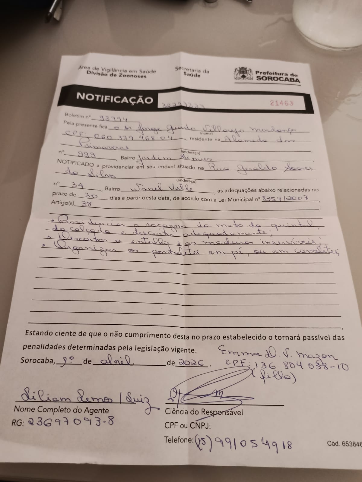 Imagem 2 da denúncia #VS-2026-61501